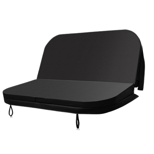 Spalock 230x230 cm - Svart (hörnradie 25 cm)